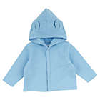 Alternate image 1 for mighty goods&trade; Size 3M 3-Piece Hooded Knit Set in Blue Dusk Teddy