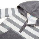 Alternate image 1 for mighty goods&trade; Size 12M Hooded Coverall in Grey Tradewinds Stripe