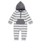 Alternate image 0 for mighty goods&trade; Size 12M Hooded Coverall in Grey Tradewinds Stripe