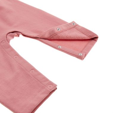 mighty goods&trade; Size 18M Long-Sleeve Ruffle Jumpsuit in Dusty Rose. View a larger version of this product image.