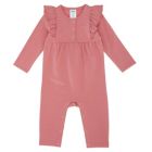 Alternate image 0 for mighty goods&trade; Size 18M Long-Sleeve Ruffle Jumpsuit in Dusty Rose