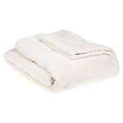 Nestwell&trade; Solid Faux Fur Throw Blanket in White