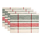 Alternate image 0 for Bee & Willow&trade; Holiday Plaid Placemats in Green/Red (Set of 4)