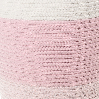 ever &amp; ever&trade; Colorblock Rope Hamper in Rosewater/Coconut Milk. View a larger version of this product image.