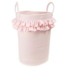 Alternate image 0 for ever &amp; ever&trade; Ruffle Rope Laundry Hamper in Rosewater
