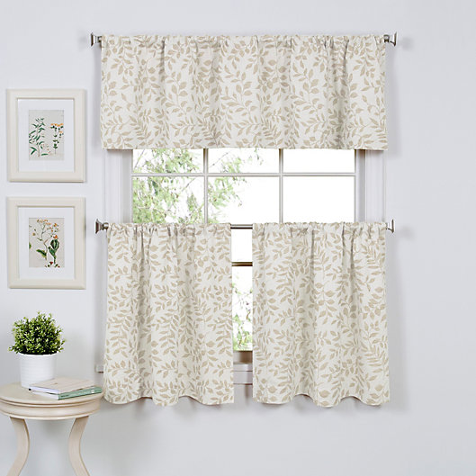 Alternate image 1 for Serene Window Curtain Tier Pairs
