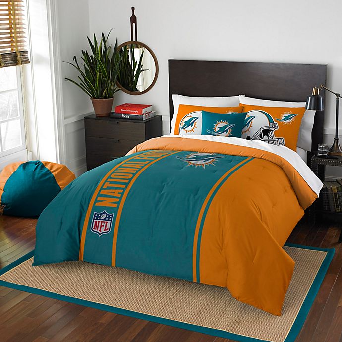 Nfl Miami Dolphins Bedding Collection, Miami Dolphins Duvet Cover Set