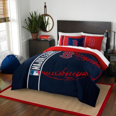 Mlb Boston Red Sox Embroidered, Boston Red Sox Bedding Queen
