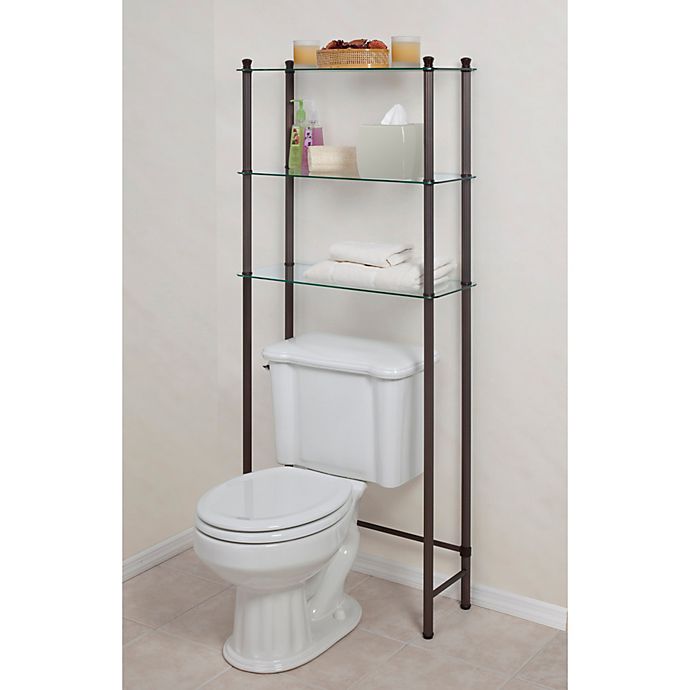 L'Etagere Over the Toilet Space Saver in Oil Rubbed Bronze | Bed Bath ...