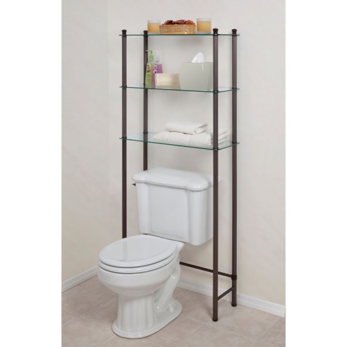 L Etagere Over The Toilet Space Saver In Oil Rubbed Bronze Bed