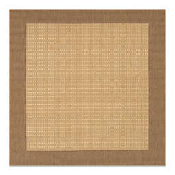 Couristan® 8-Foot 6-Inch x 8-Foot 6-Inch Square Checkered Field Rug in Natural/Cocoa
