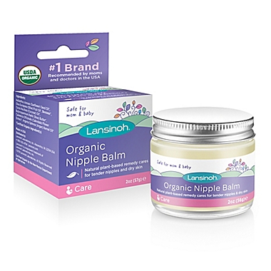 Lansinoh&reg; Organic 2 oz. Nipple Balm for Breastfeeding and Dry Skin. View a larger version of this product image.