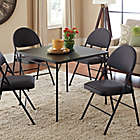 Alternate image 3 for Cosco Oversized Comfort Folding Chair in Black Patterned Fabric