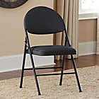 Alternate image 0 for Cosco Oversized Comfort Folding Chair in Black Patterned Fabric