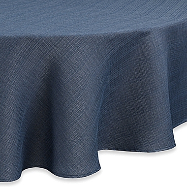 Noritake&reg; Colorwave 70-Inch Round Tablecloth in Blue. View a larger version of this product image.