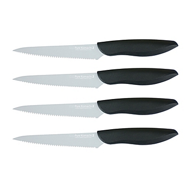 Kai Pure Komachi 2 4-Piece Serrated Steak Knife Set. View a larger version of this product image.