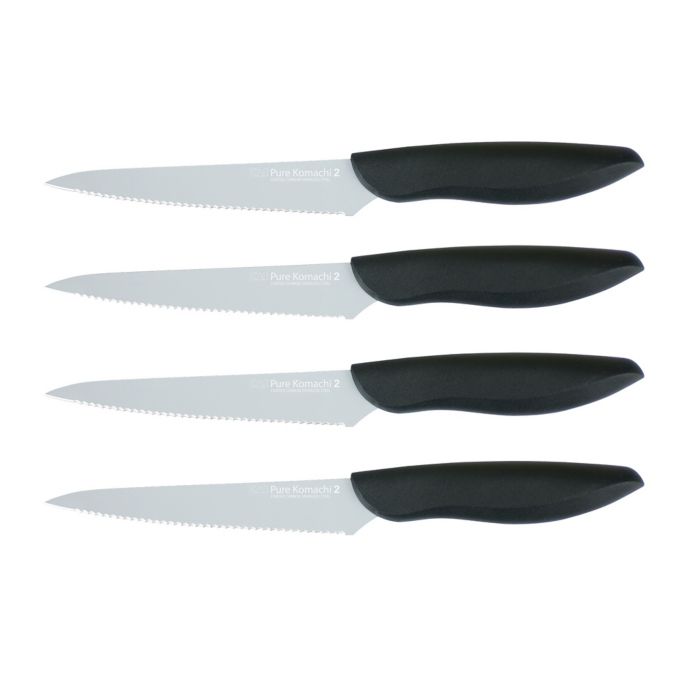 Kai Pure Komachi 2 4 Piece Serrated Steak Knife Set Bed Bath Beyond