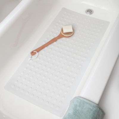 extra long rubber bath mat