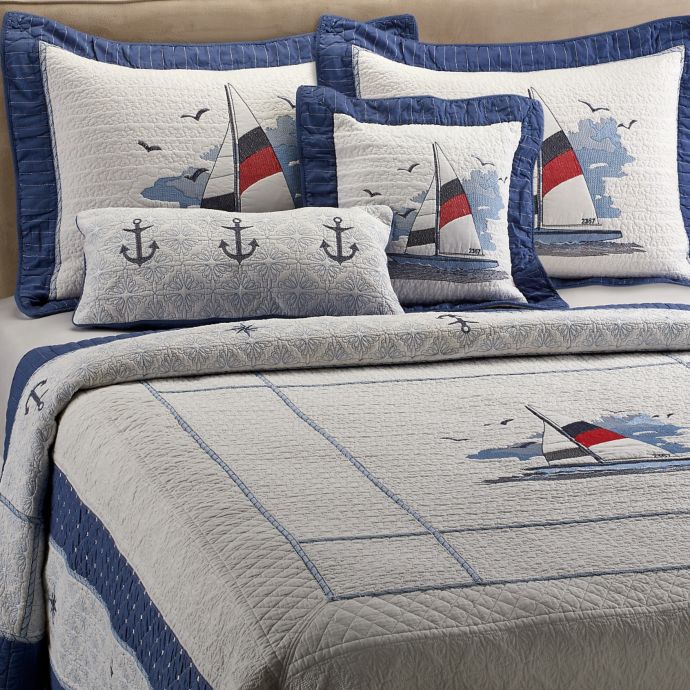 Donna Sharp Sailboat Pillow Sham Bed Bath Beyond