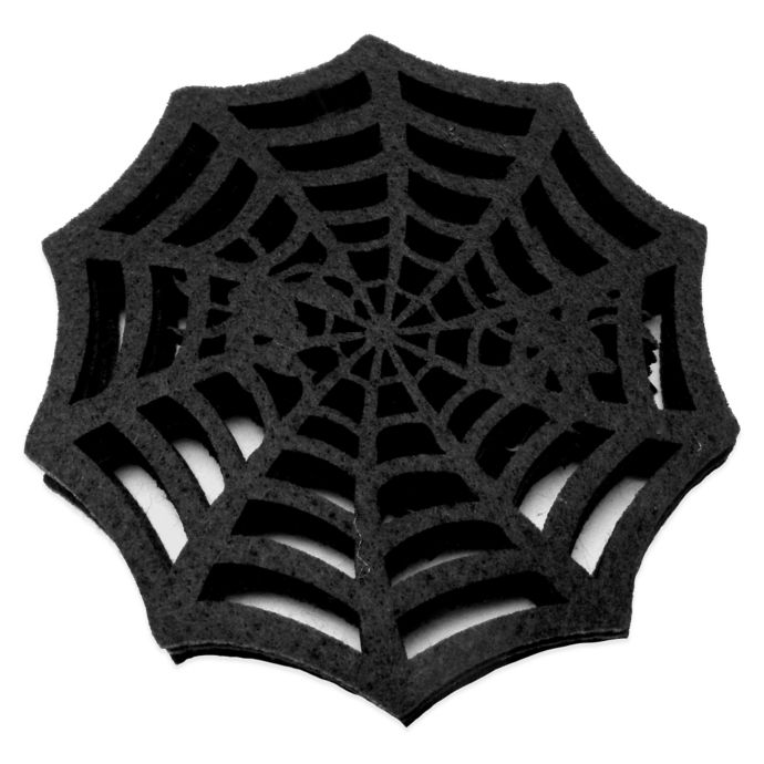 Download Felt Spider Web Coasters (Set of 4) | Bed Bath & Beyond