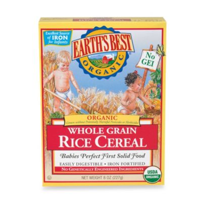 organic infant cereal