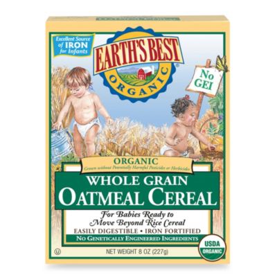 organic white rice baby cereal