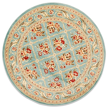 Safavieh Courtland 5-Foot 3-Inch Round Rug in Blue. View a larger version of this product image.