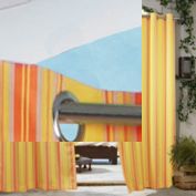 Fashions Gazebo Striped Outdoor Curtain (Single)