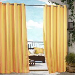 Fashions Gazebo Striped Outdoor Curtain (Single)