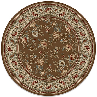 Concord Global Trading Ankara Floral Garden 7-Foot 10-Inch Round Rug. View a larger version of this product image.