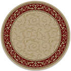 Alternate image 0 for Veronica 5-Foot 3-Inch Round Indoor Rug in Ivory