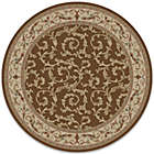Alternate image 0 for Concord Global Veronica 63-Inch Round Rug in Brown
