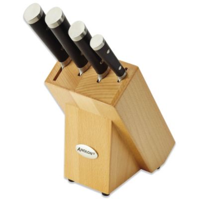 Anolon&reg; Cutlery 5-Piece Knife Block Set
