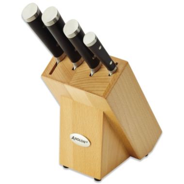 Anolon&reg; Cutlery 5-Piece Knife Block Set. View a larger version of this product image.