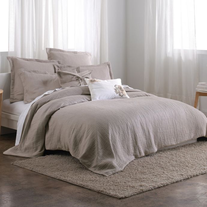 Dknypure Pure Indulge Duvet Cover In Grey Bed Bath Beyond