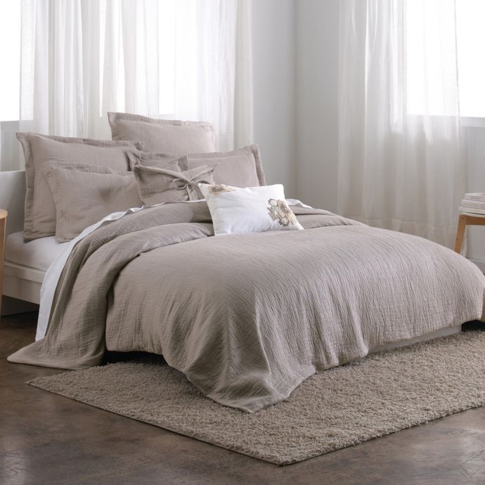 Dknypure Pure Indulge Duvet Cover In Grey Bed Bath Beyond