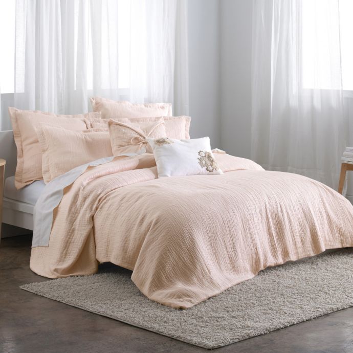 Dknypure Pure Indulge Duvet Cover In Pale Pink Bed Bath Beyond