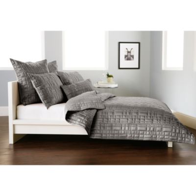 DKNY City Line Pillow Sham in Grey Bed Bath & Beyond