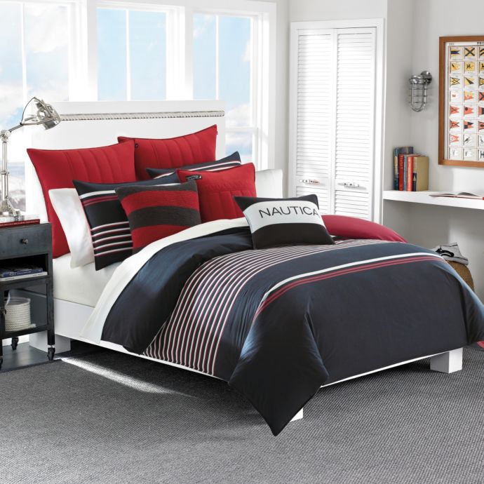 Nautica Mineola Duvet Cover Set Bed Bath Beyond