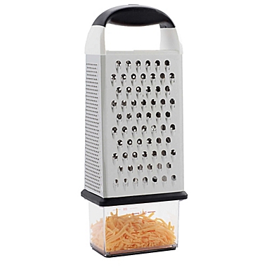 OXO Good Grips&reg; Box Grater with Storage. View a larger version of this product image.