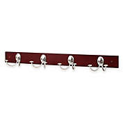 Stratford Series&trade; Hardwood Rack with 4 Double Hooks