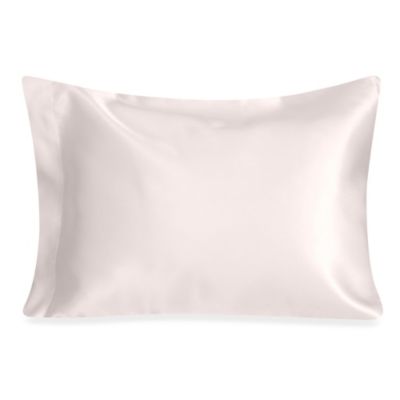 white satin pillow