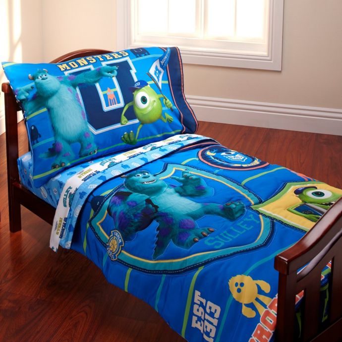 Disney Monsters University 4 Piece Toddler Bedding Set Buybuy Baby