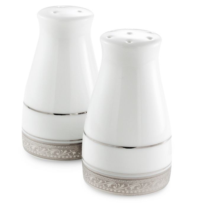 Noritake® Crestwood Platinum Salt and Pepper Shakers Bed Bath and