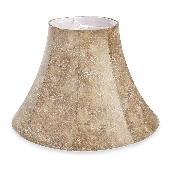Inch Faux Leather Bell Lamp Shade, Faux Leather Lamp Shades