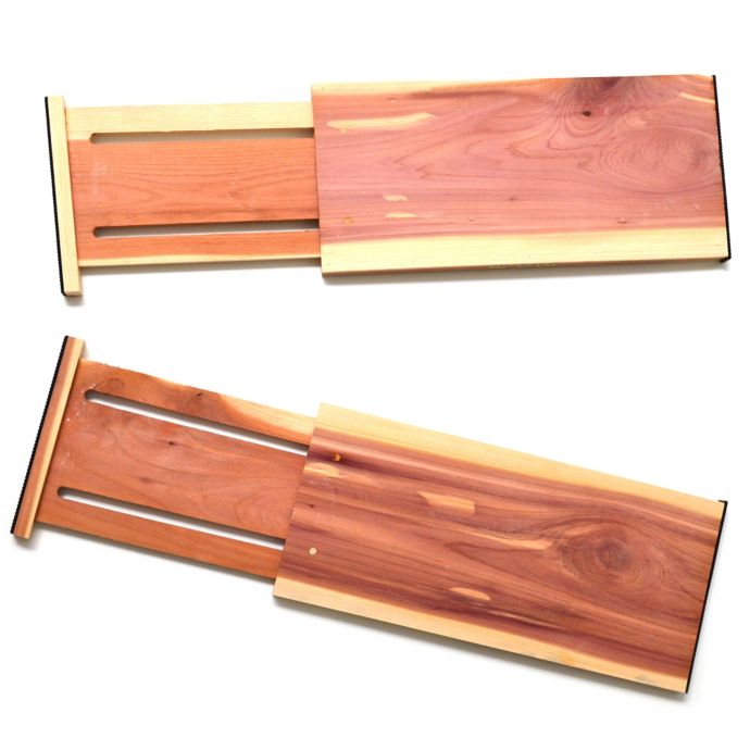 Cedar Mega Dresser Drawer Dividers Set Of 2 Bed Bath Beyond