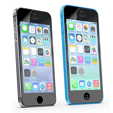 Sharper Image&reg; 2-Pack Screen Guards for the iPhone 5S and 5C. View a larger version of this product image.