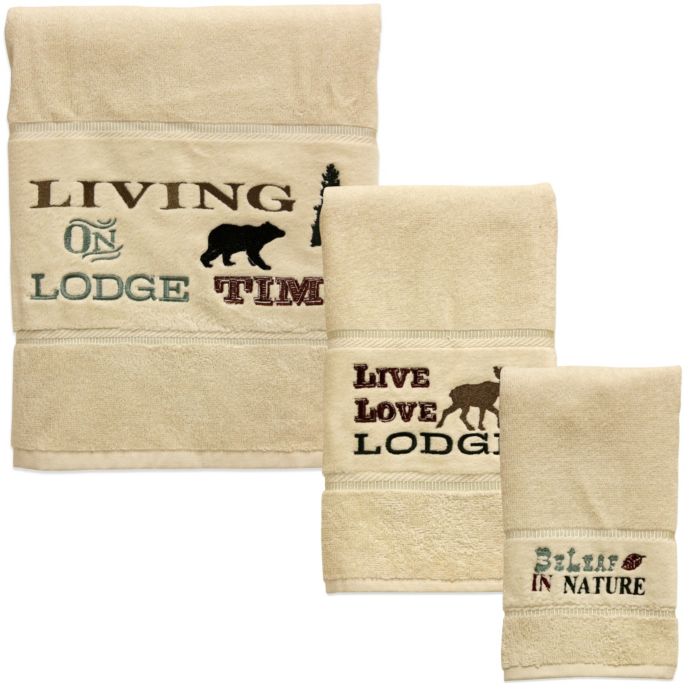 Bacova Live Love Lodge Bath Towel Bed Bath Beyond - 