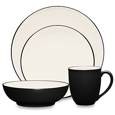 Noritake&reg; Colorwave Coupe Dinnerware Collection in Graphite. View a larger version of this product image.