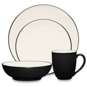 Noritake&reg; Colorwave Coupe 4-Piece Dinner Place Setting in Graphite